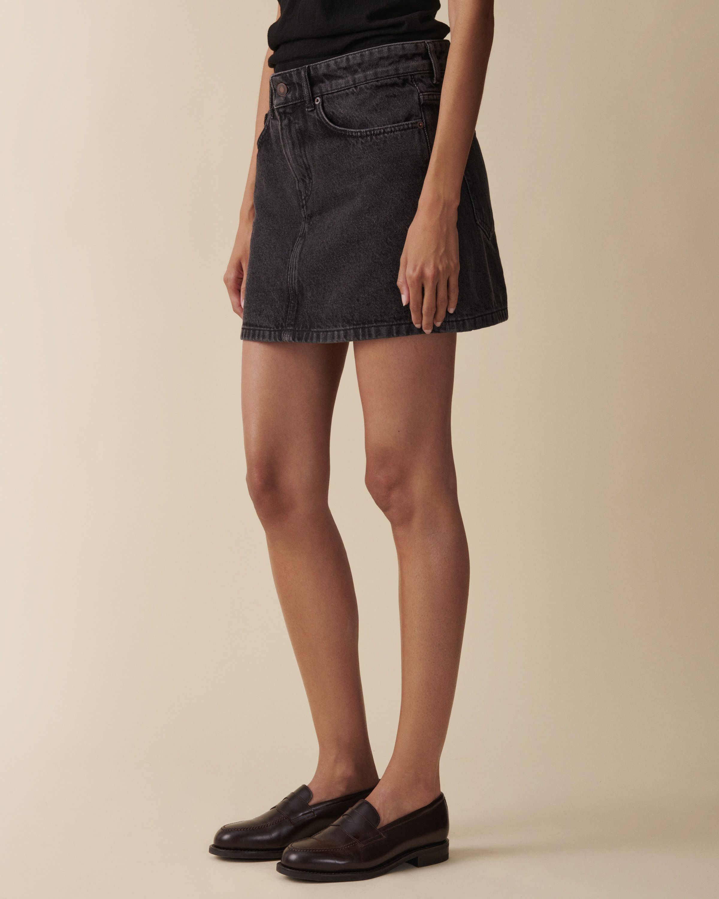 Jeanerica Women's Vivi Denim Mini Skirt in Blue - Jeanerica