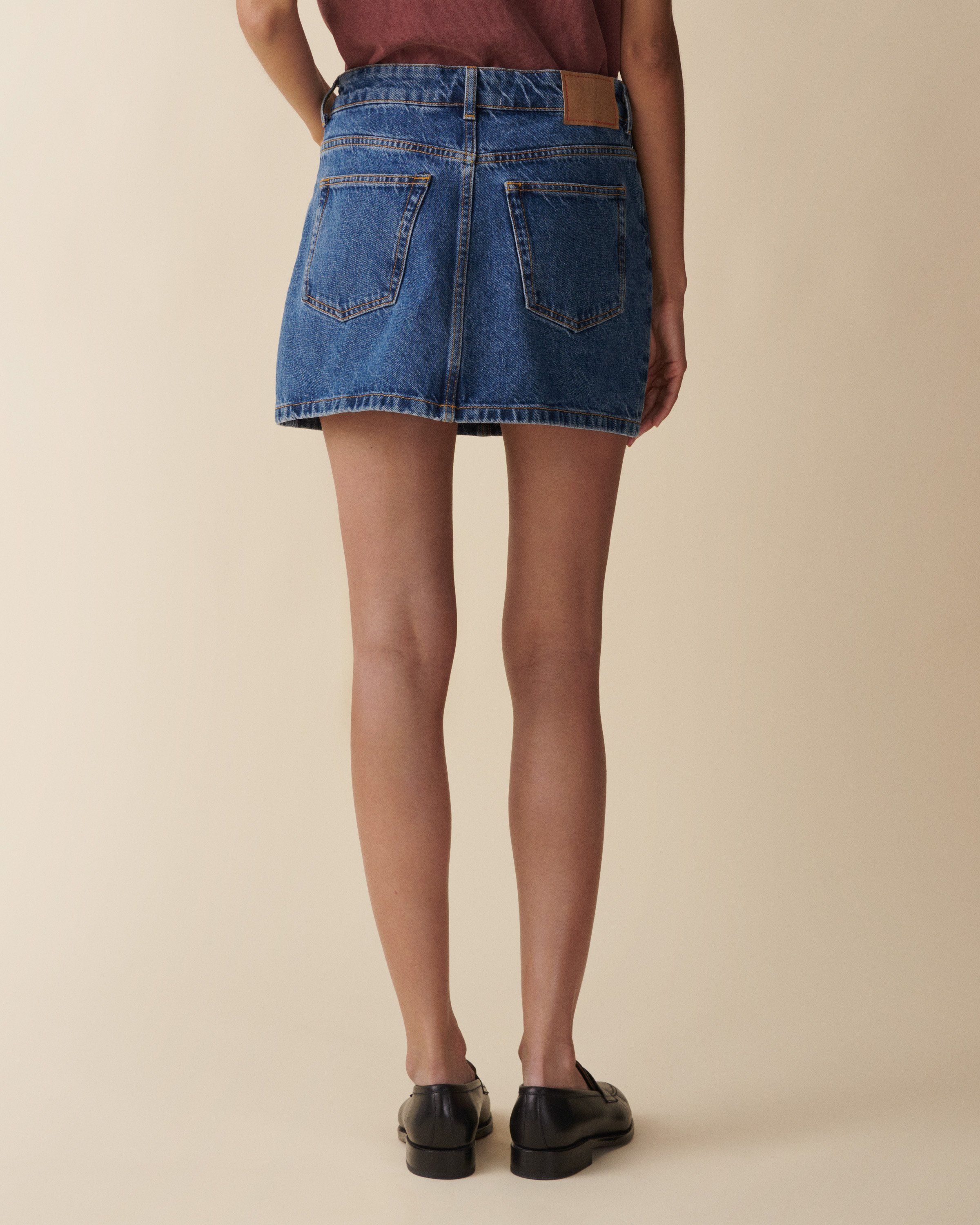 ミニスカート ERIKA CAVALLINI Women Mini Skirts P4WZ03WV P ERIKA K65 0 BLU Erika Cavallini Matilda blue asymmetrical skirt | TheDoubleF